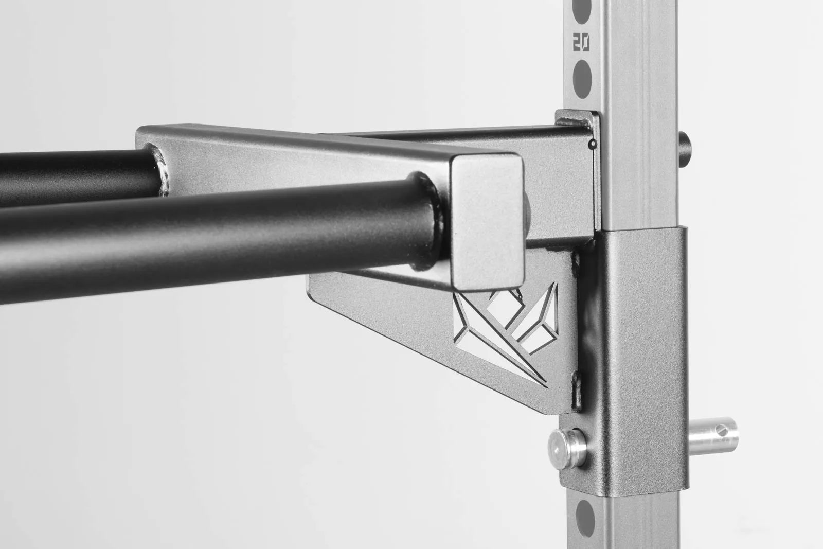 Mighty Dip Bar | Steel bar with two handles for exercises in the gym | KingsBox